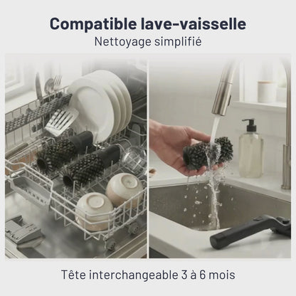 Brosse nettoyante rotative